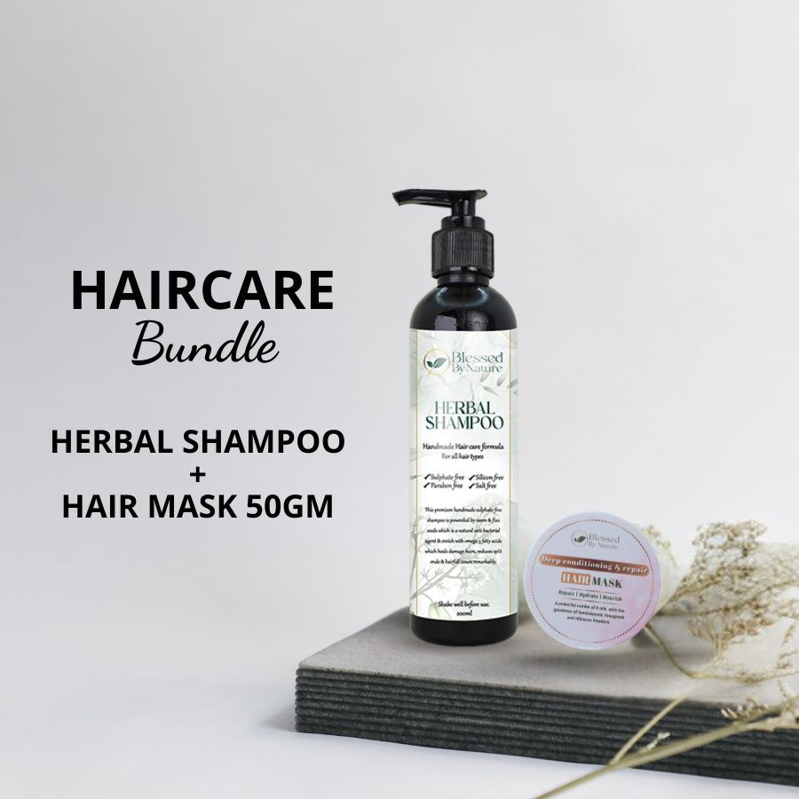 TRIAL PACK HERBAL SHAMPOO+ HAIRMASK 50GM