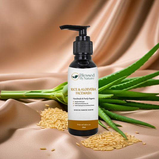Hydrating Aloe Vera & Rice Face Wash | Leaves Skin Feeling Soft & Radiant