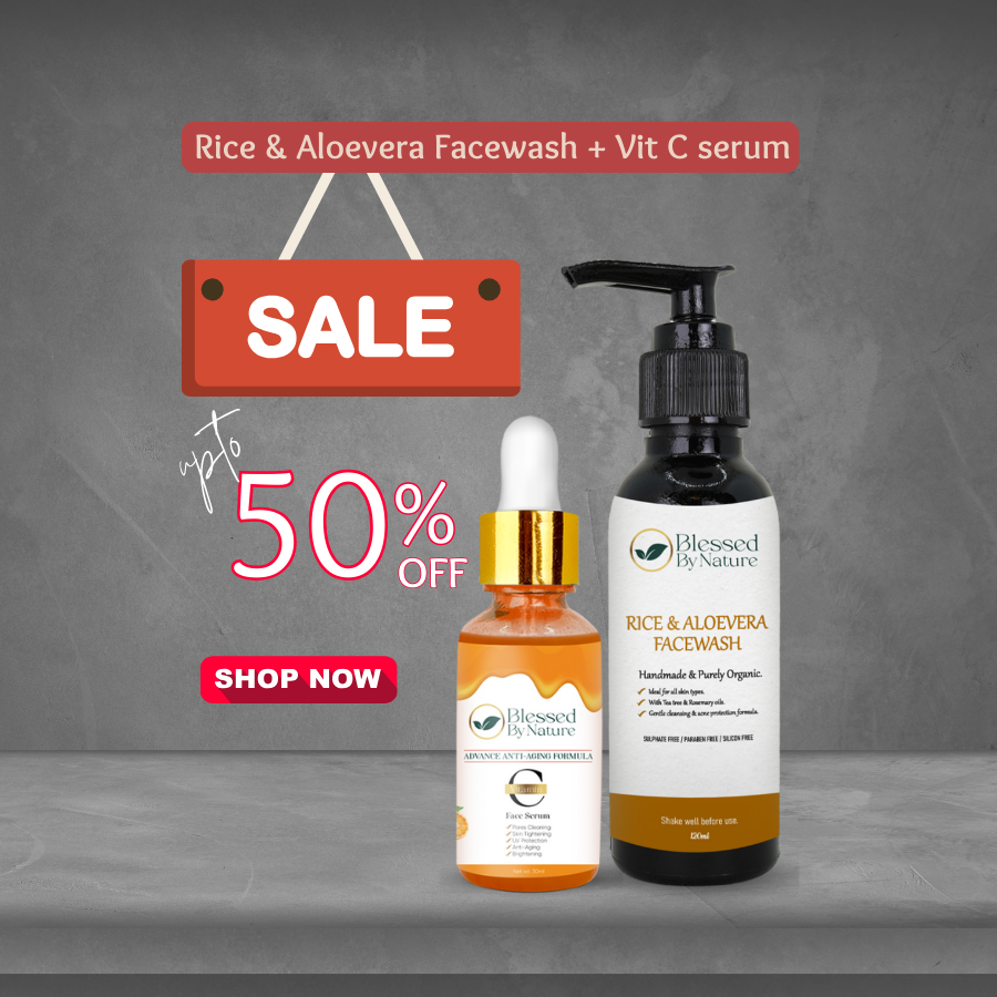 Rice Facewash + Vit C serum Bundle