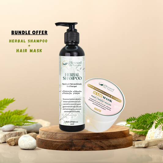 HERBAL SHAMPOO + HAIR MASK