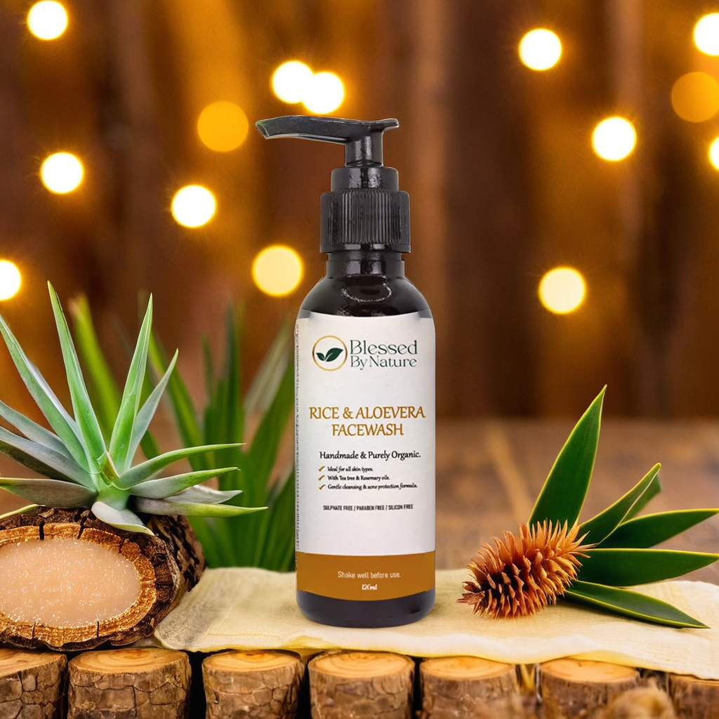 Hydrating Aloe Vera & Rice Face Wash | Leaves Skin Feeling Soft & Radiant