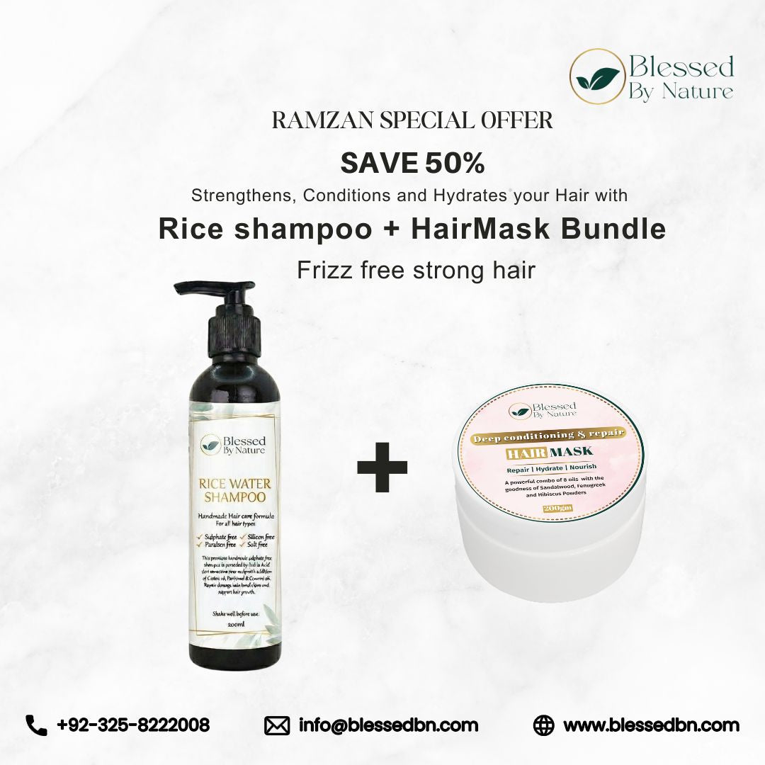Rice water Shampoo + Hair Mask