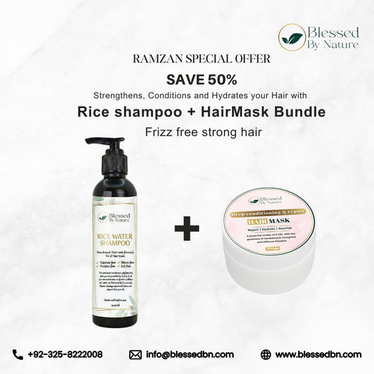 Rice water Shampoo + Hair Mask